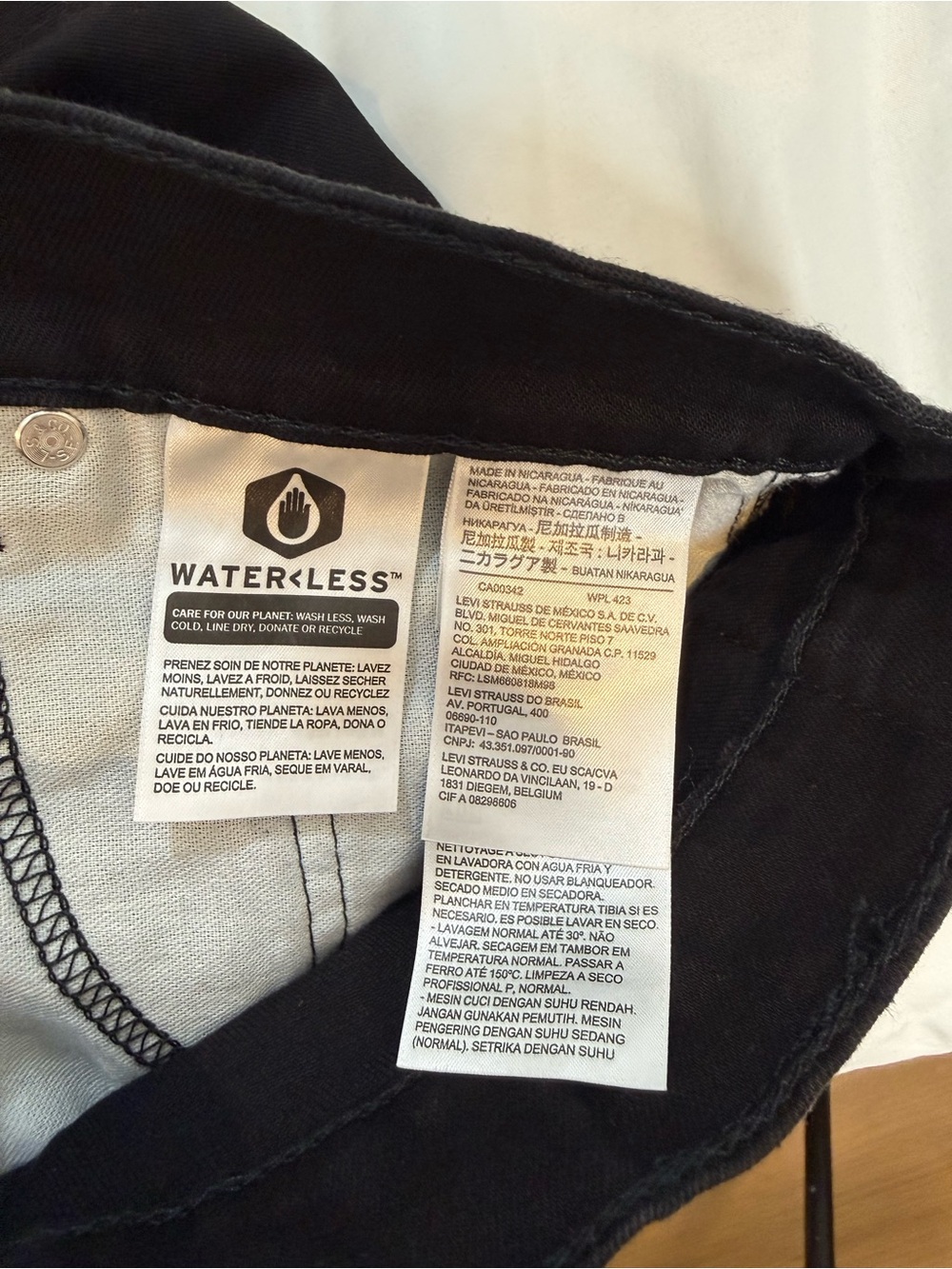 Levi’s 502 Taper Men’s Jeans | Black | 29x30 | New With Tags - Picture 12 of 16